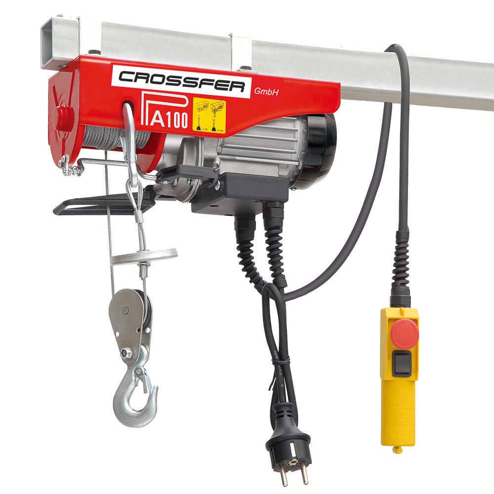 Elektrische takel, bouwtakel, fietstakel, lier, kraan 100kg