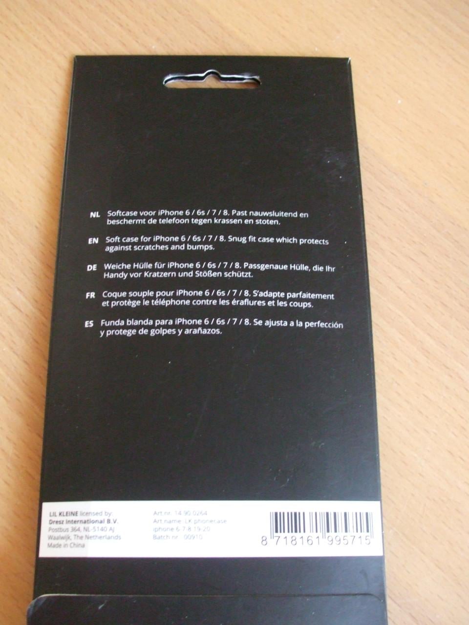 Te koop telefoonhoesje voor iphone.(nieuw).