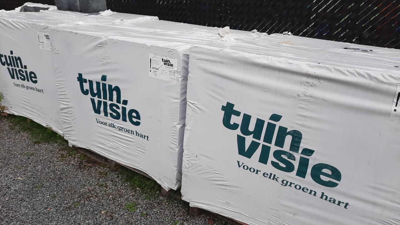 96 stapelblokken antraciet 15x15x60cm ter overname