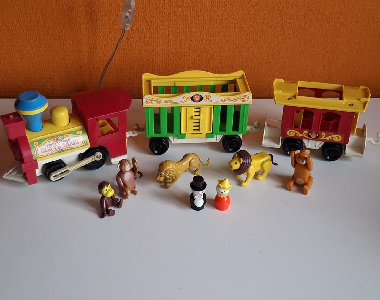 Vintage Fisher Price Circus trein