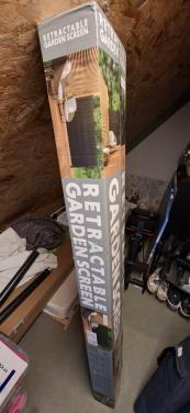 Te koop; Tuinscherm