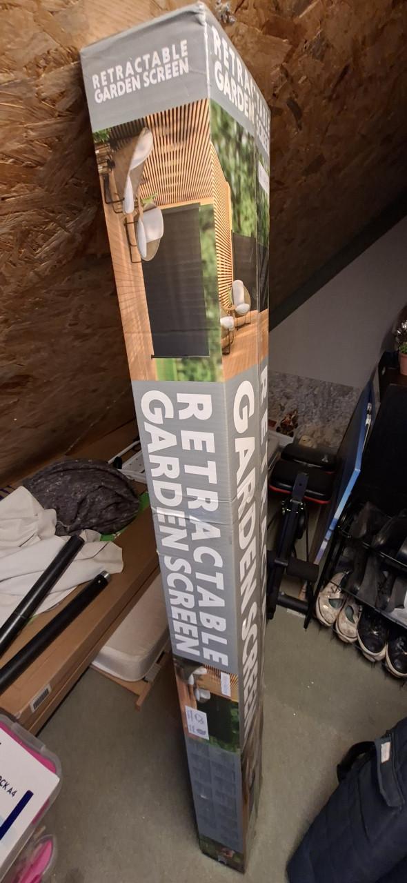 Te koop; Tuinscherm