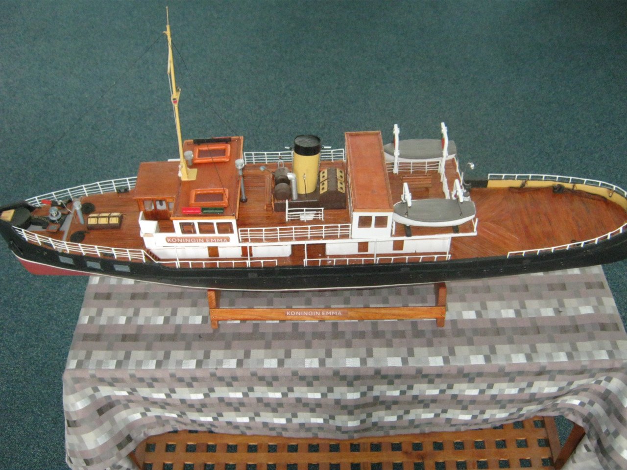 Scheepsmodel KONINGIN EMMA.