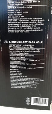 Parkside airbrush park 60-A1 ( niet gebruikt )