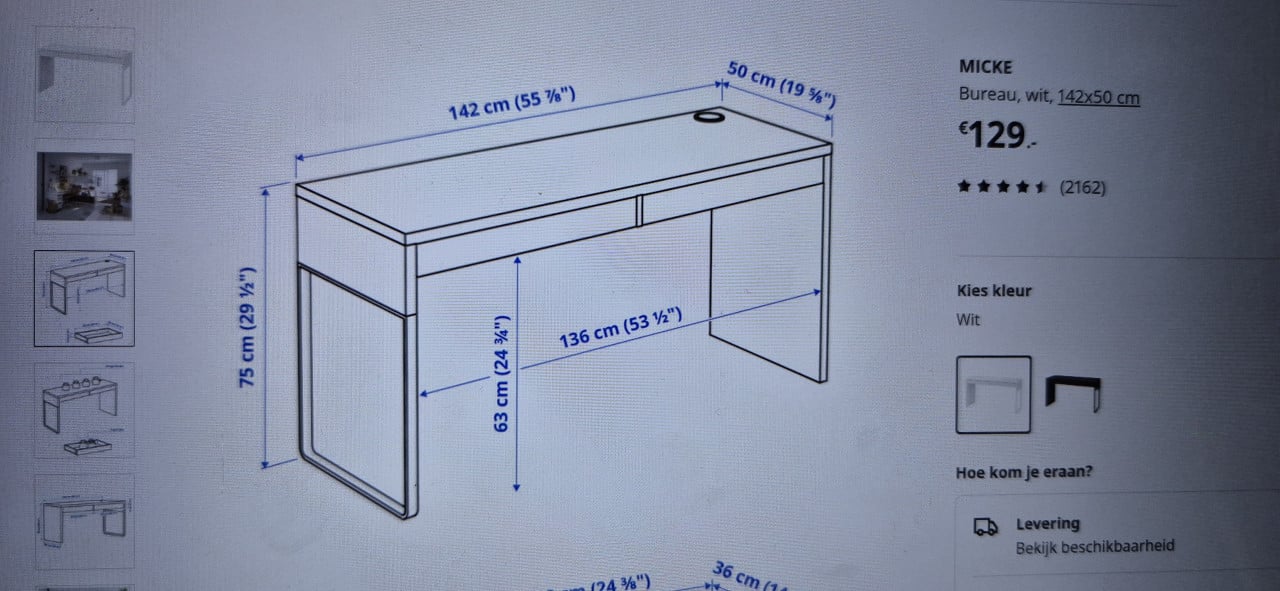 Bureau Micke Ikea