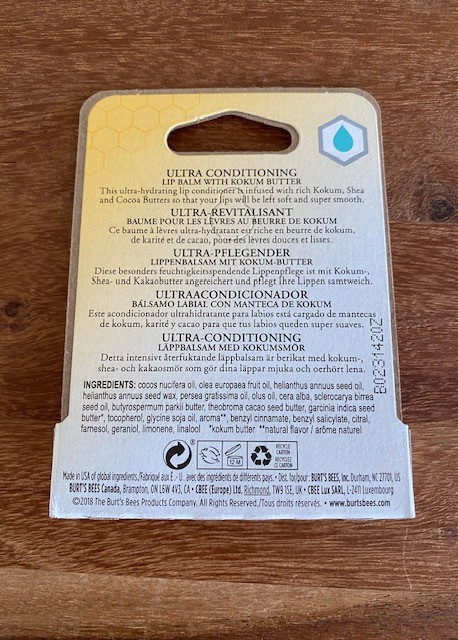 Burt's Bees | Lip Balm Ultra Conditioning | 4,25 g