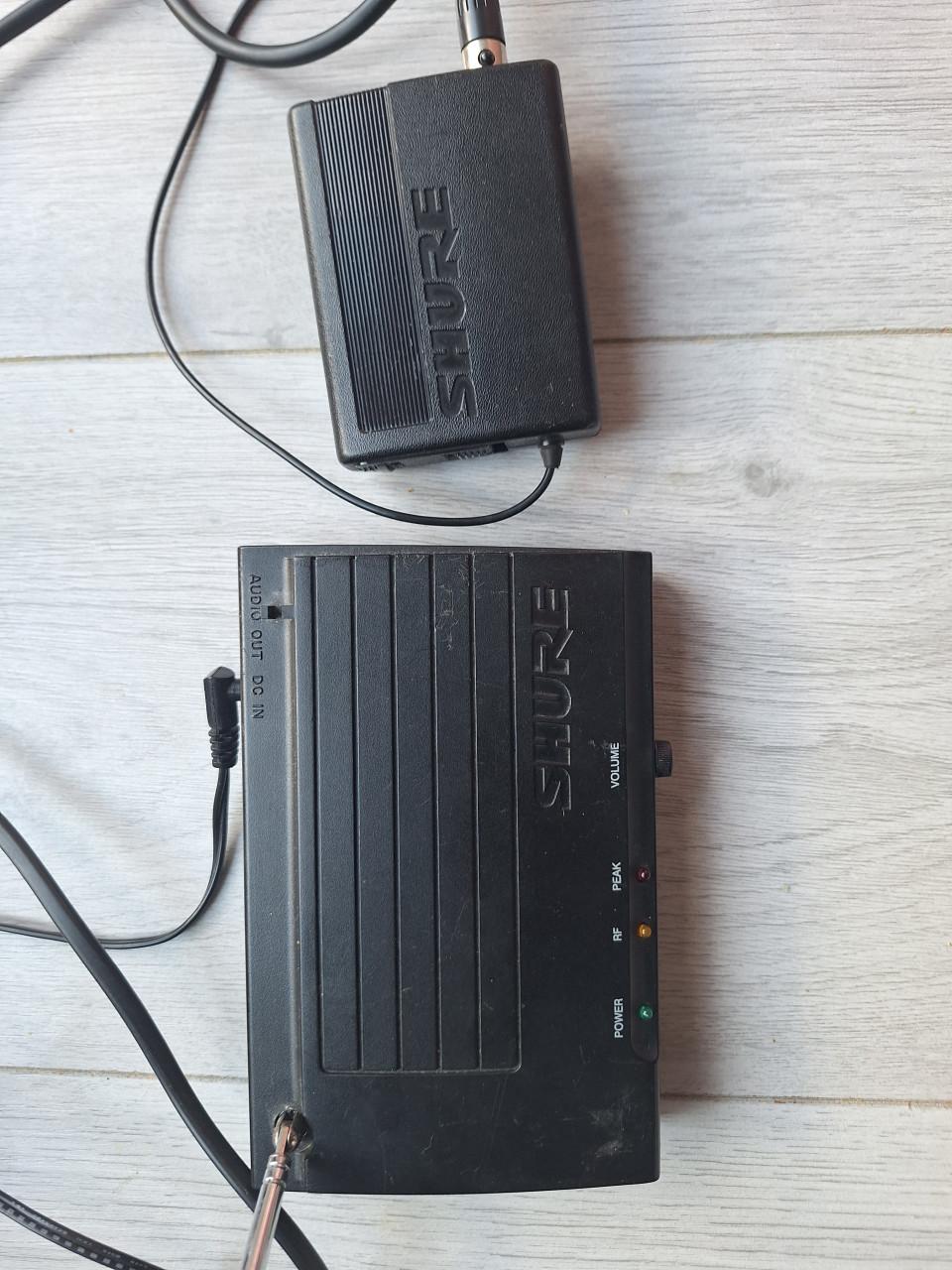 Shure draadloos systeem gitaar