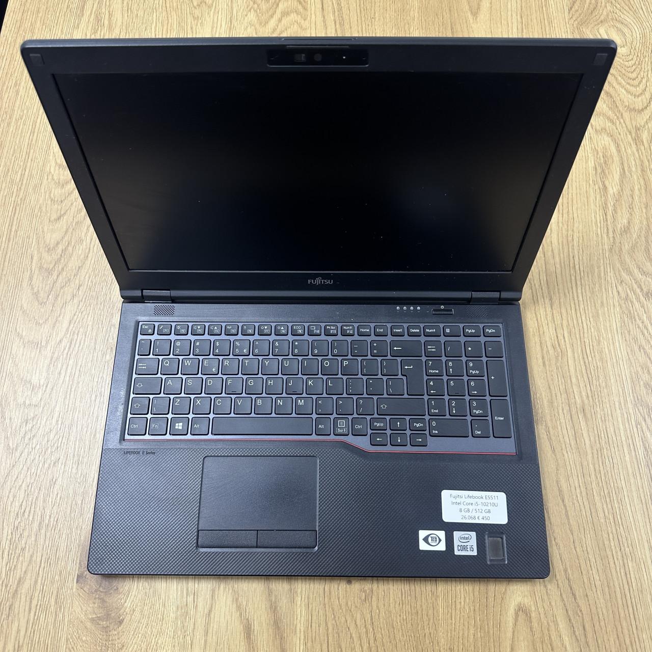 Laptop Fujitsu Lifebook E5511 i5 10210U 512 GB