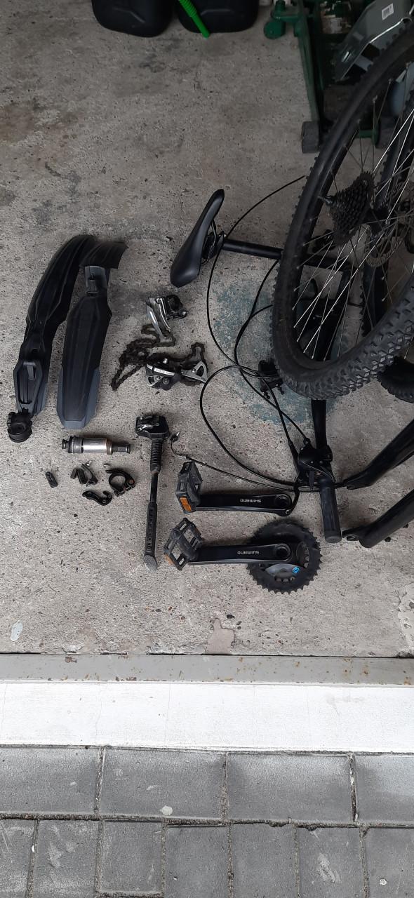 Alle onderdelen van mtb cube 27.5 inch behalve het frame koopje in 1x