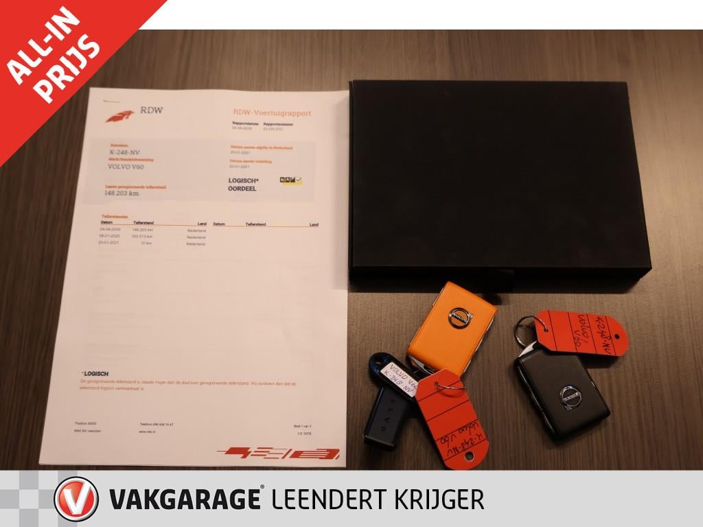 Volvo V60 2.0 b3 business pro rijklaarprijs|12 maanden bovag garantie