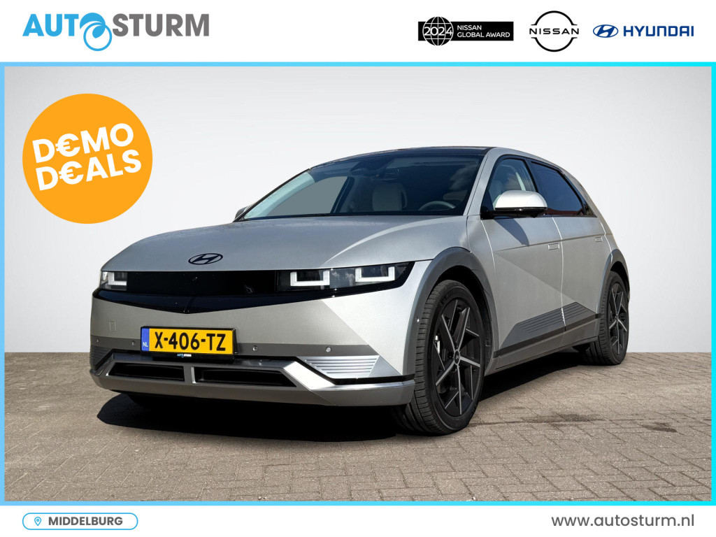 Hyundai Ioniq 5 lounge awd 77.4 kwh | 20'' n-line velgen | leder lichtgrijs