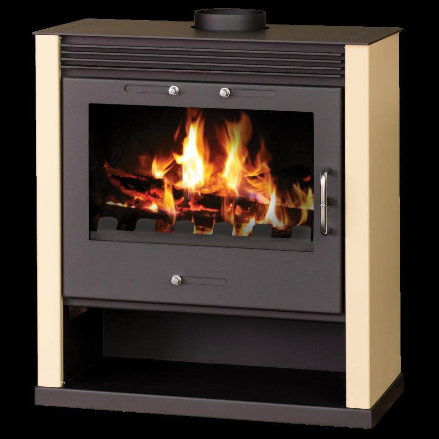 Met 1 houtkachel het gehele huis warm, cv houtkachel, buffervat, boiler.