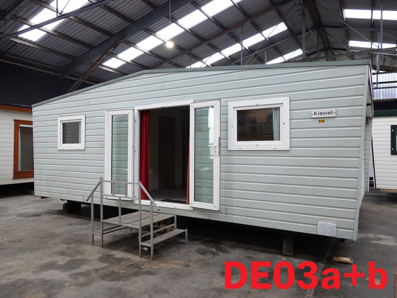 Diverse dubbelchalets zorgunit mantelzorgwoning met 1, 2 of 3 slaapkamers