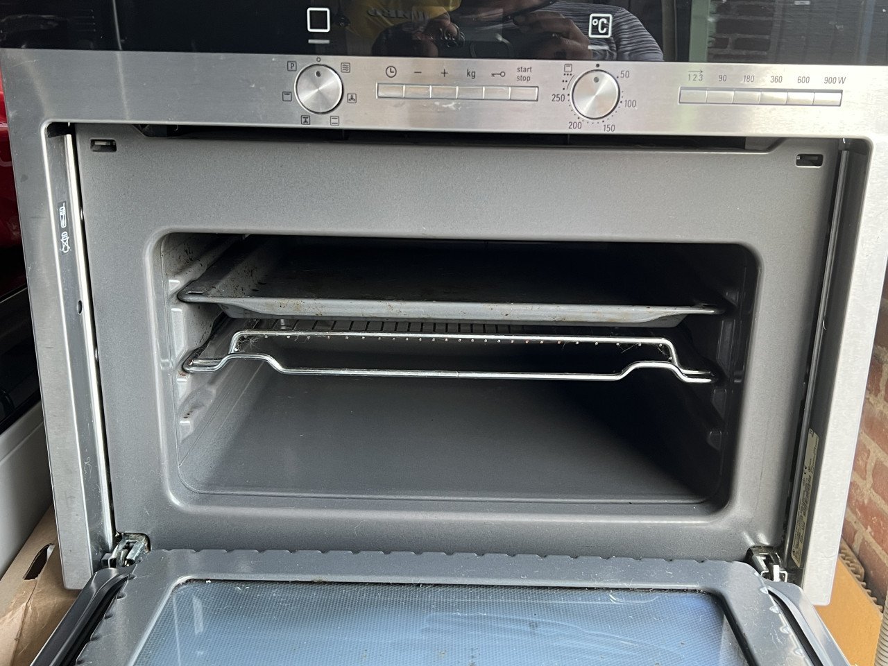 Siemens inbouw combi oven Magnetron HB84K552 60 cm.  Breed