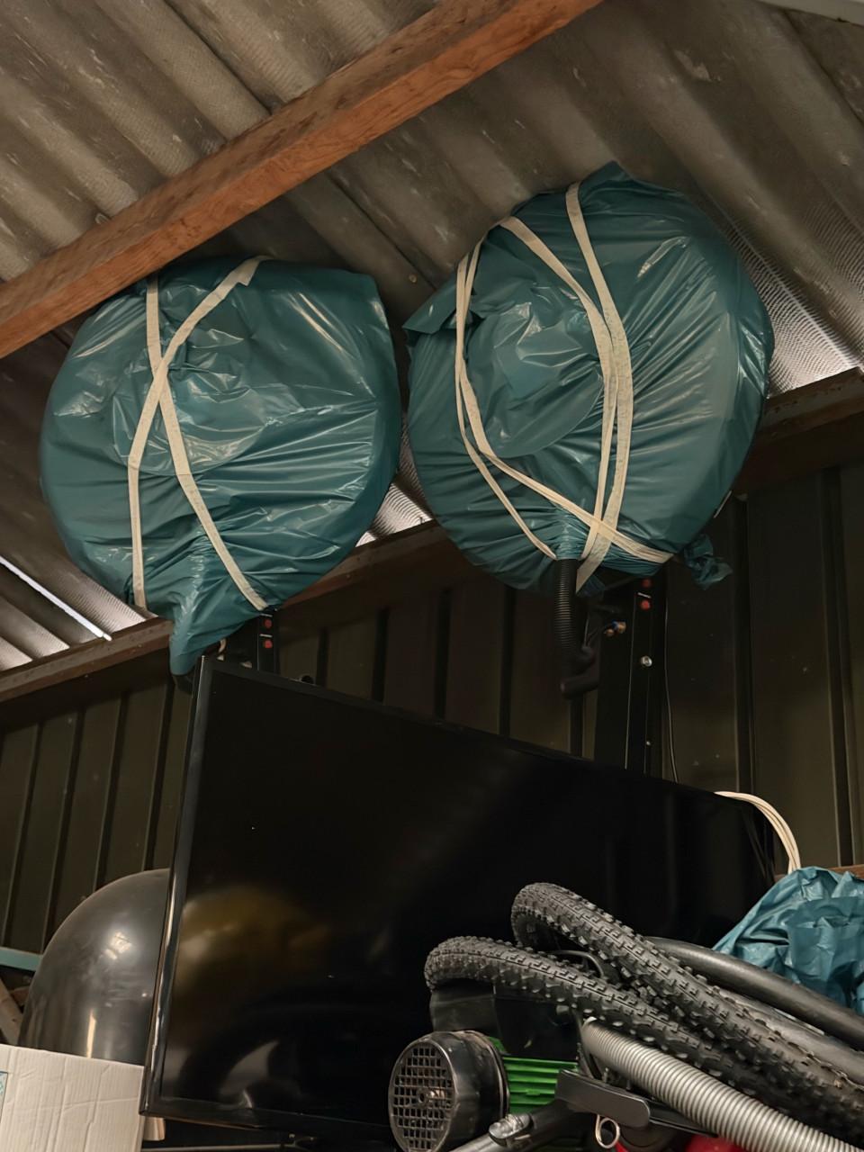 Industriele ventilatoren met nevel, 5 stuks ventilator