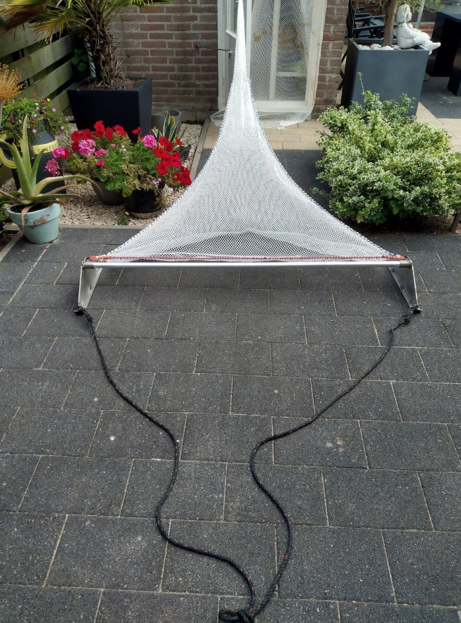 Te koop garnalennet,visnet, aasnet