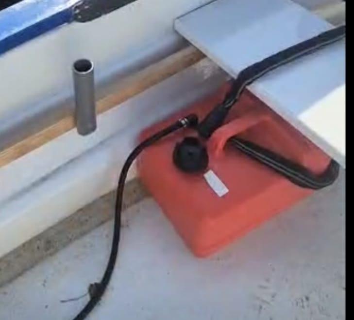 Complete boot met trailer en motor
