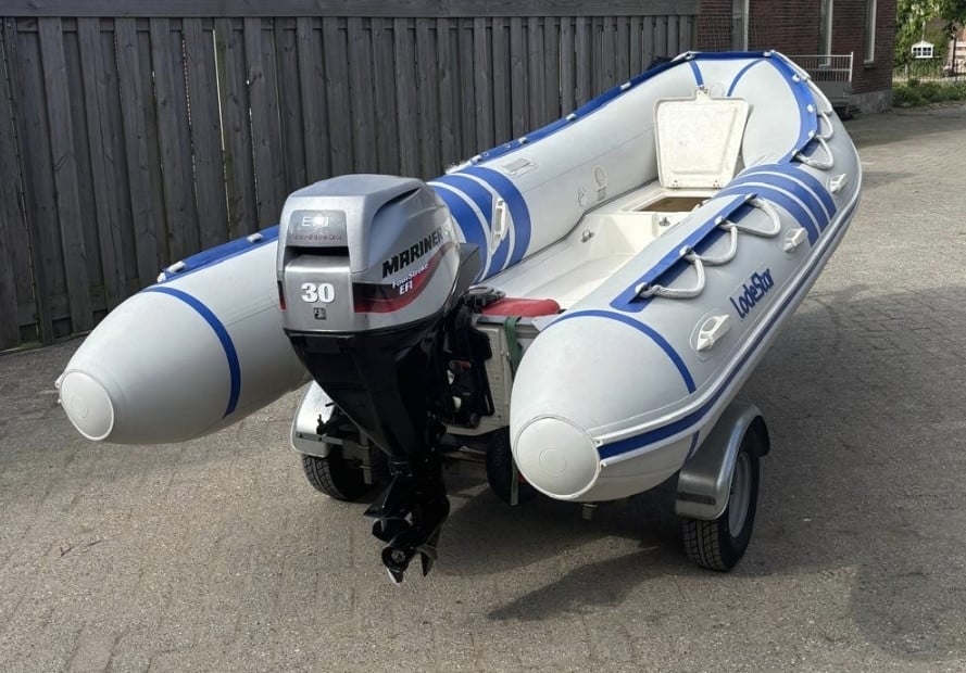 Rib Lodestar 430 30pk Suzuki 4takt buitenboordmotor