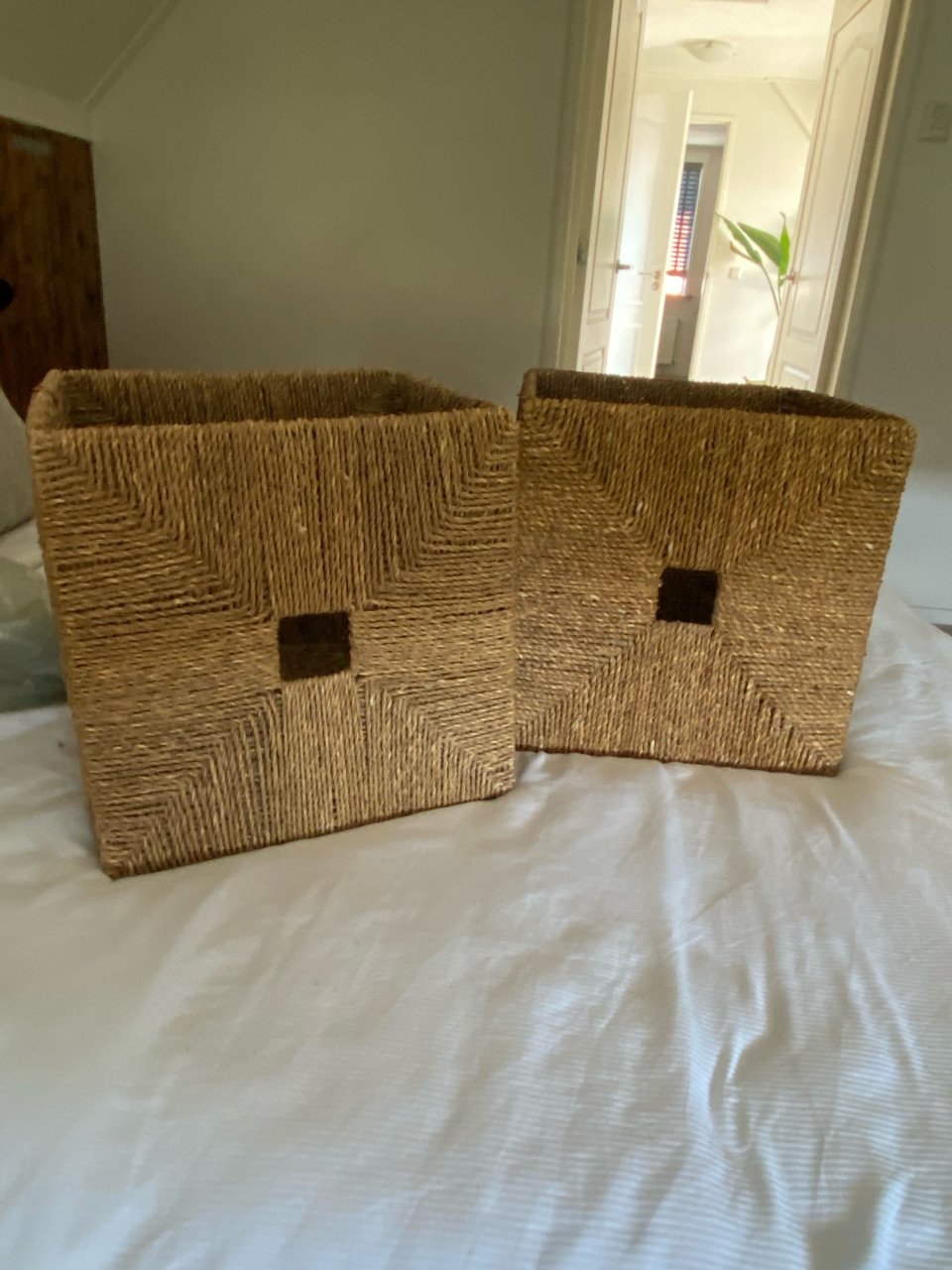 2 inzet bakken Kallax riet