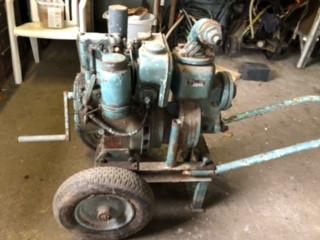 Waterpomp met dieselmotor