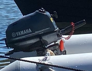 Opblaas-/opvouwbare Arimar rubberboot +/- 210cm met Yamaha 4 pk (4-takt)