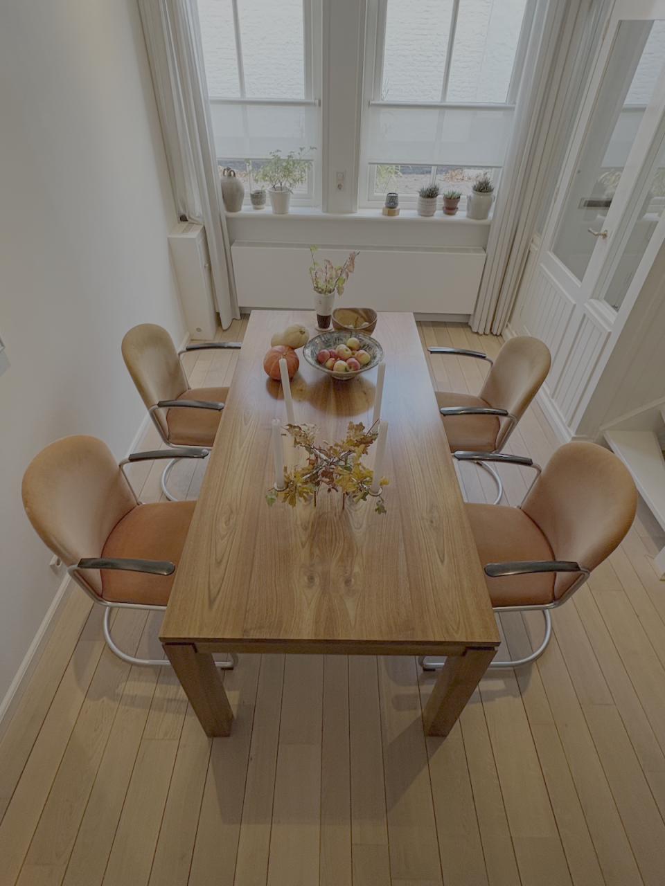 Gispen 413 RH Stoelen/ Eetkamerstoelen / Bureaustoelen - 4 Stuks