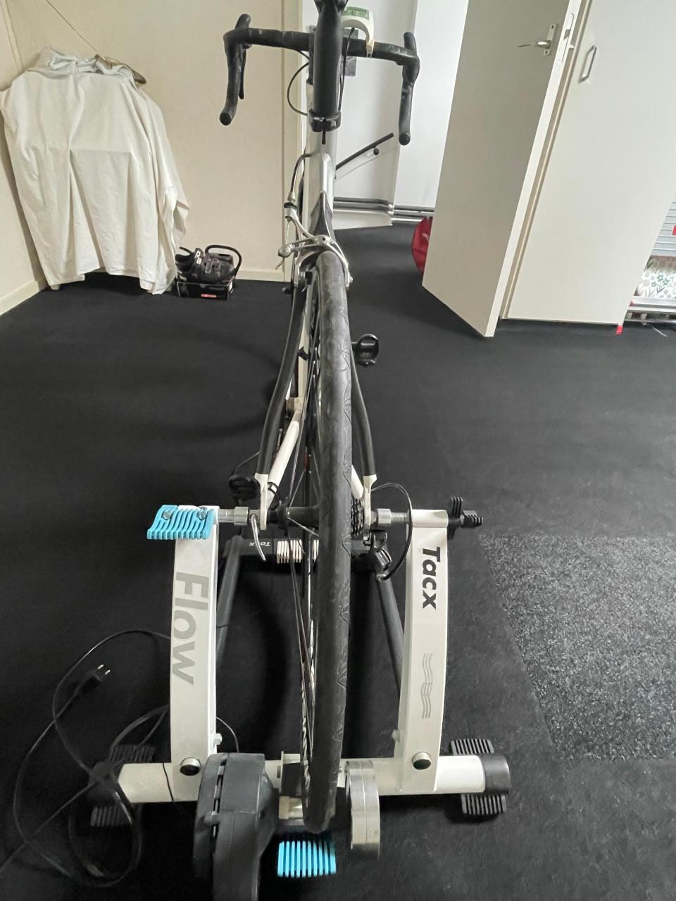 Ridley racefiets 56 Campagnolo + Tacx Flow Ergo Trainer