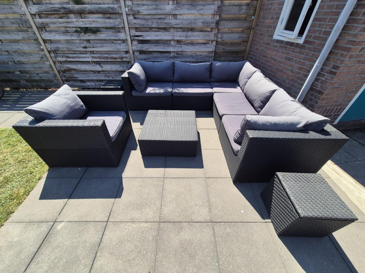 Complete Loungeset 250 x 250 cm (Bezorging mogelijk)