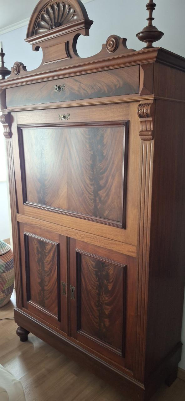 Mahoniehouten secretaire