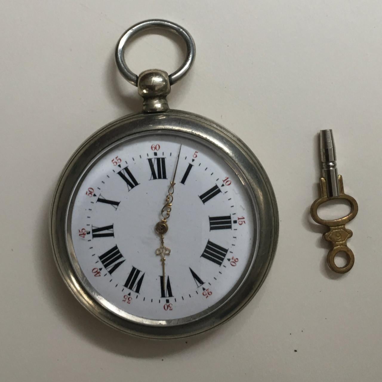 Zilveren Zeeuws boeren zakhorloge 1893