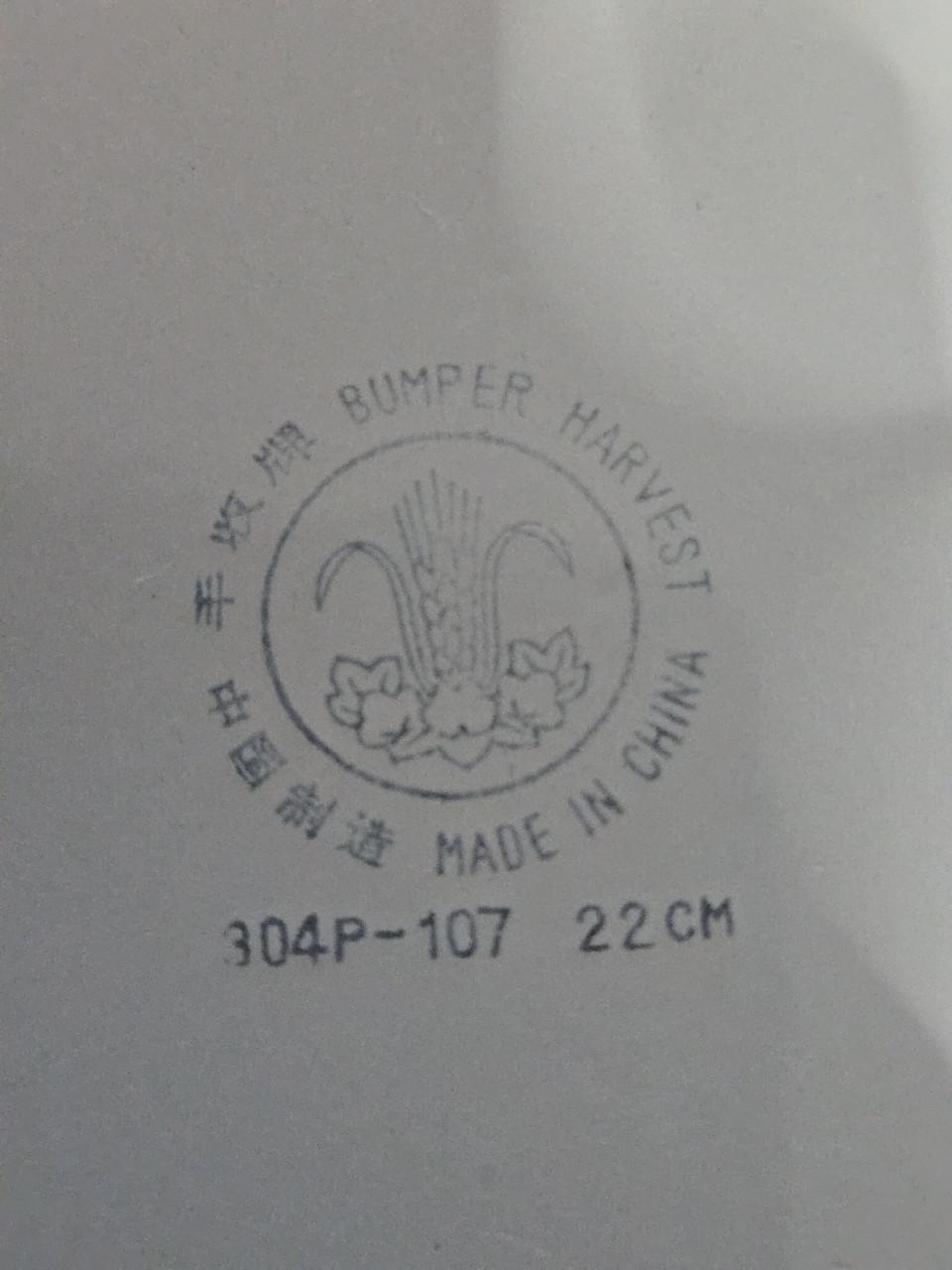 Vintage rechthoekige emaille schaal, wit met een donkerblauwe rand 22 cm