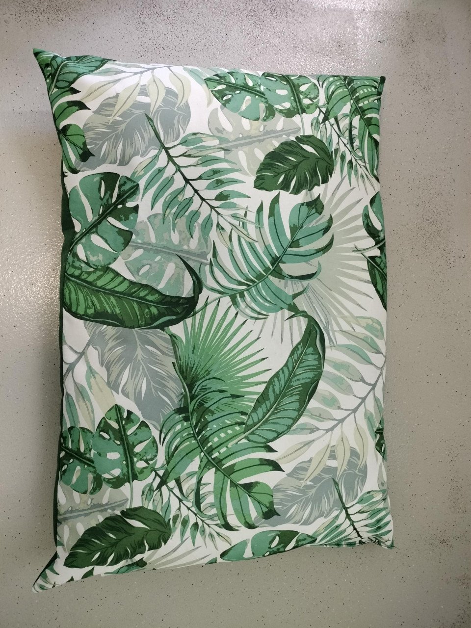 Vrolijk hondenkussen (groen)