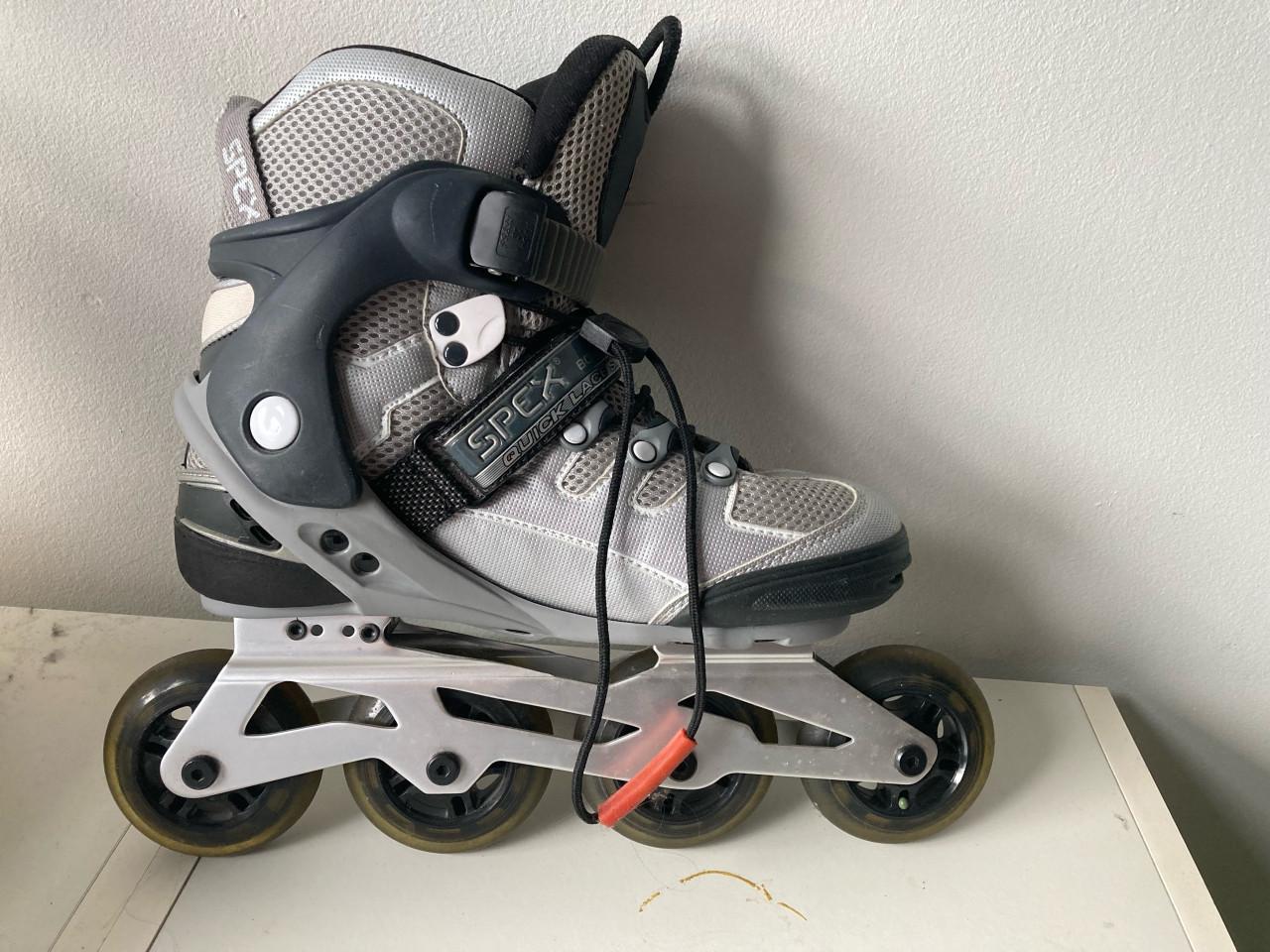 Spex Softmax Inline Skates / Skeelers – Maat 39 – Zwart/Grijs
