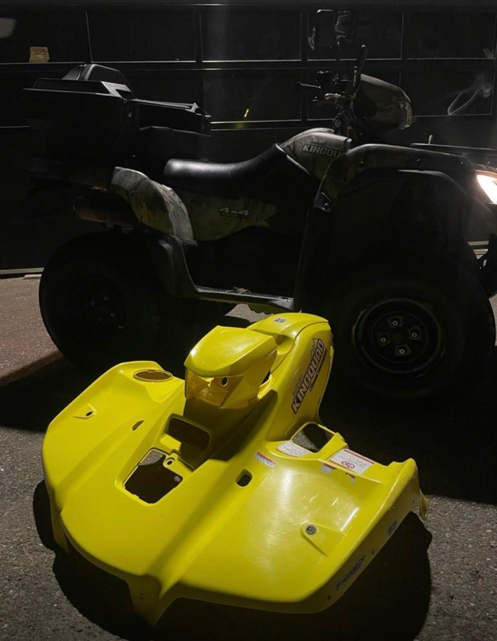 Front fender suzuki king quad