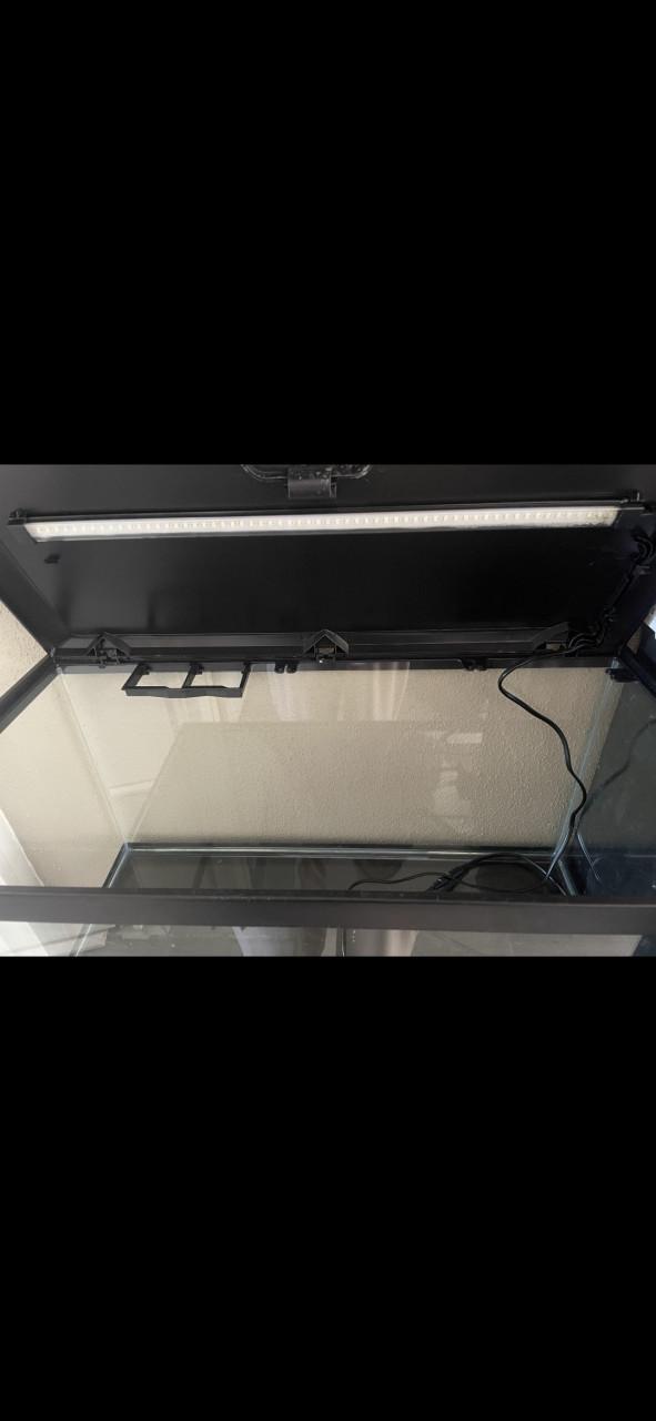 Complete aquarium set inc. Meubel en accessoires