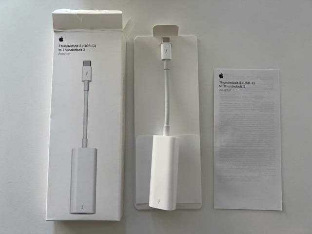 Apple Thunderbolt 3 (USB-C) to Thunderbolt 2 Adapter