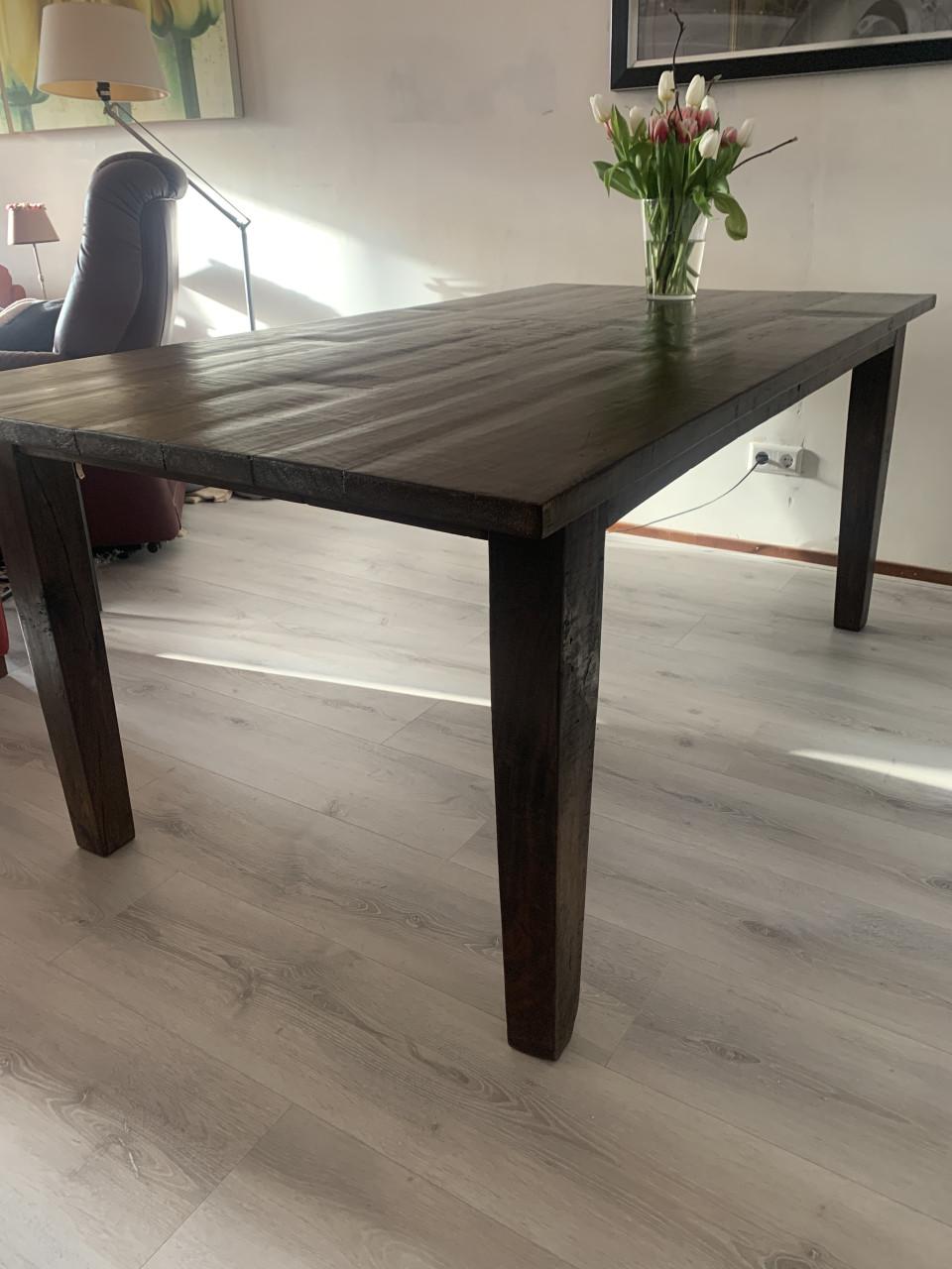 Eettafel 1,90 lang 1,00breed