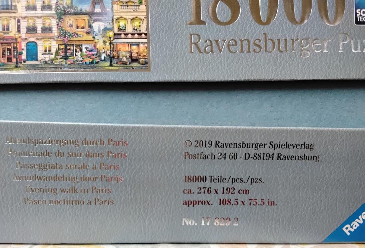 Ravensburger legpuzzel Parijs