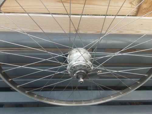 28 inch nexus achterwiel, 7 speed, rollerbrake rem ( +shifter  )