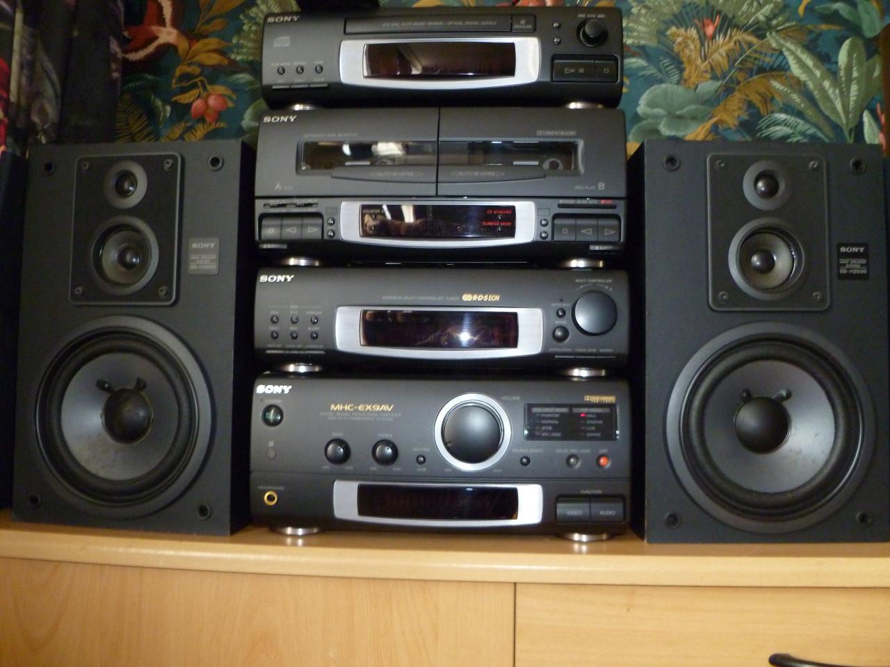 Sony stereo,set