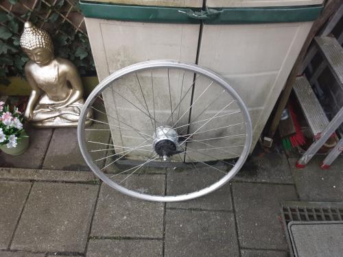 28 inch nexus achterwiel, 7 speed,rollerbrake rem