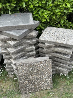 Grindtegels 50/50   GRATIS