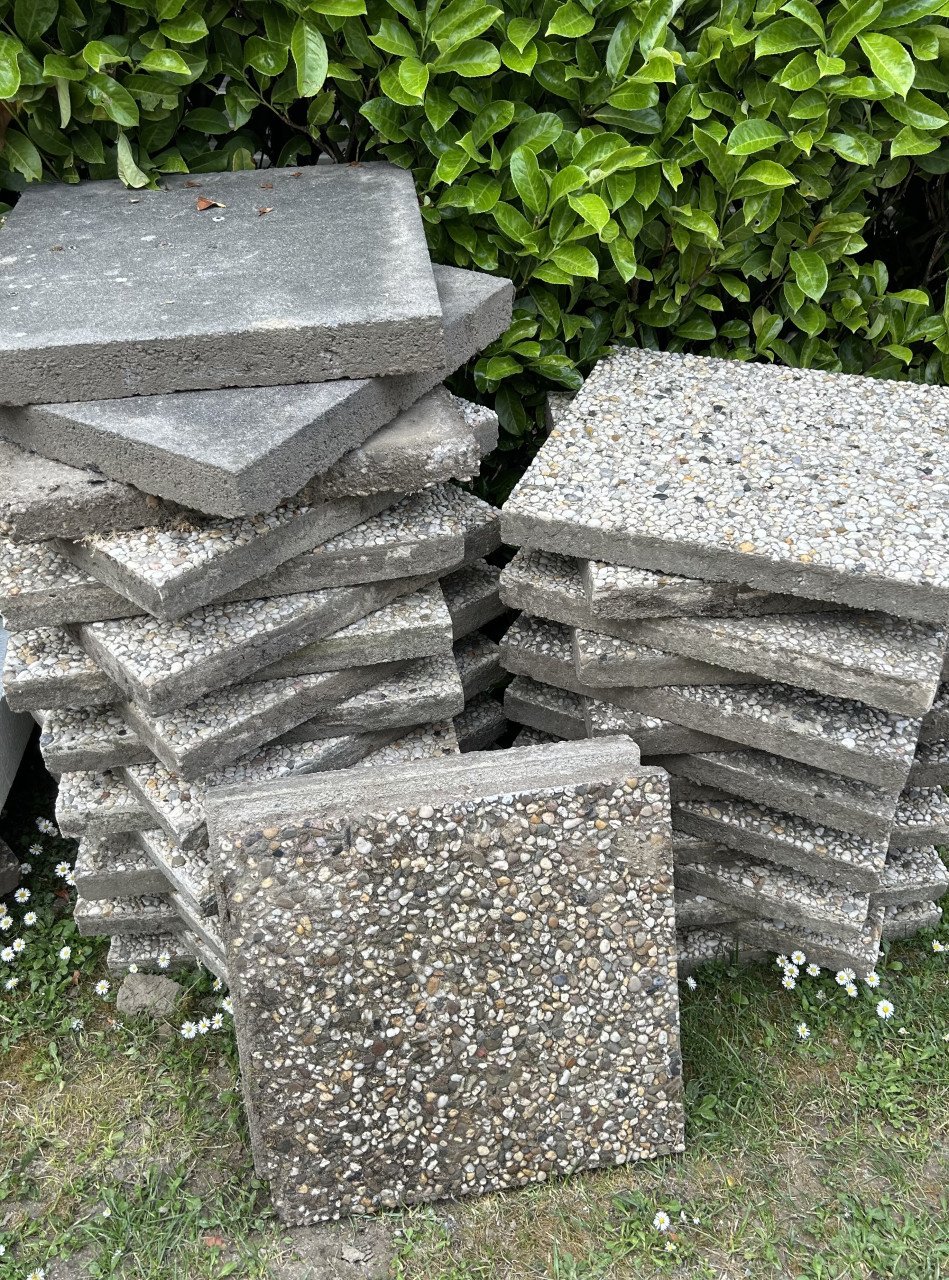 Grindtegels 50/50   GRATIS