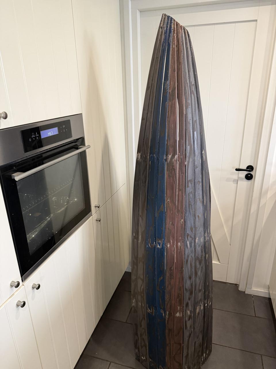 Unieke Sloophout Bootkast (194cm) - Strandhuis / Ibiza stijl!