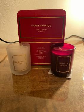 Nieuwe kerst geurkaarsen