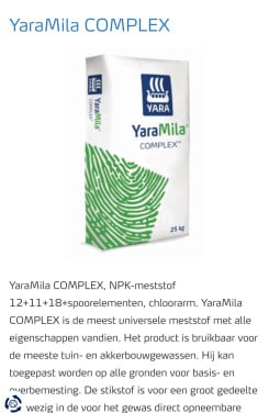 Yara Mila complex kunstmest