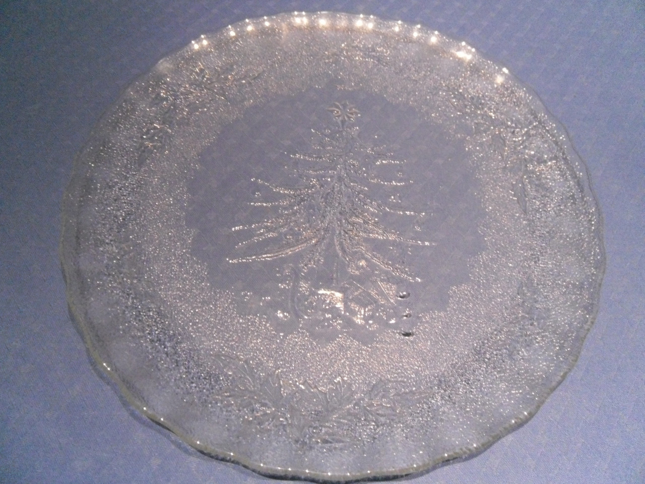 GLAZEN SCHAAL NIEUW +- 35 CM ENZ