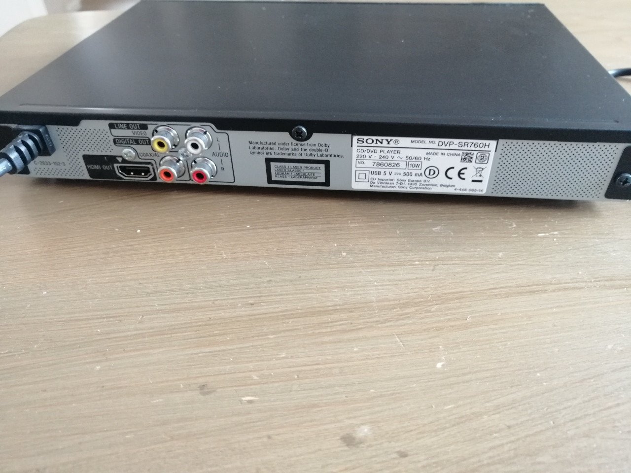Te Koop: zgan Sony cd/dvd speler