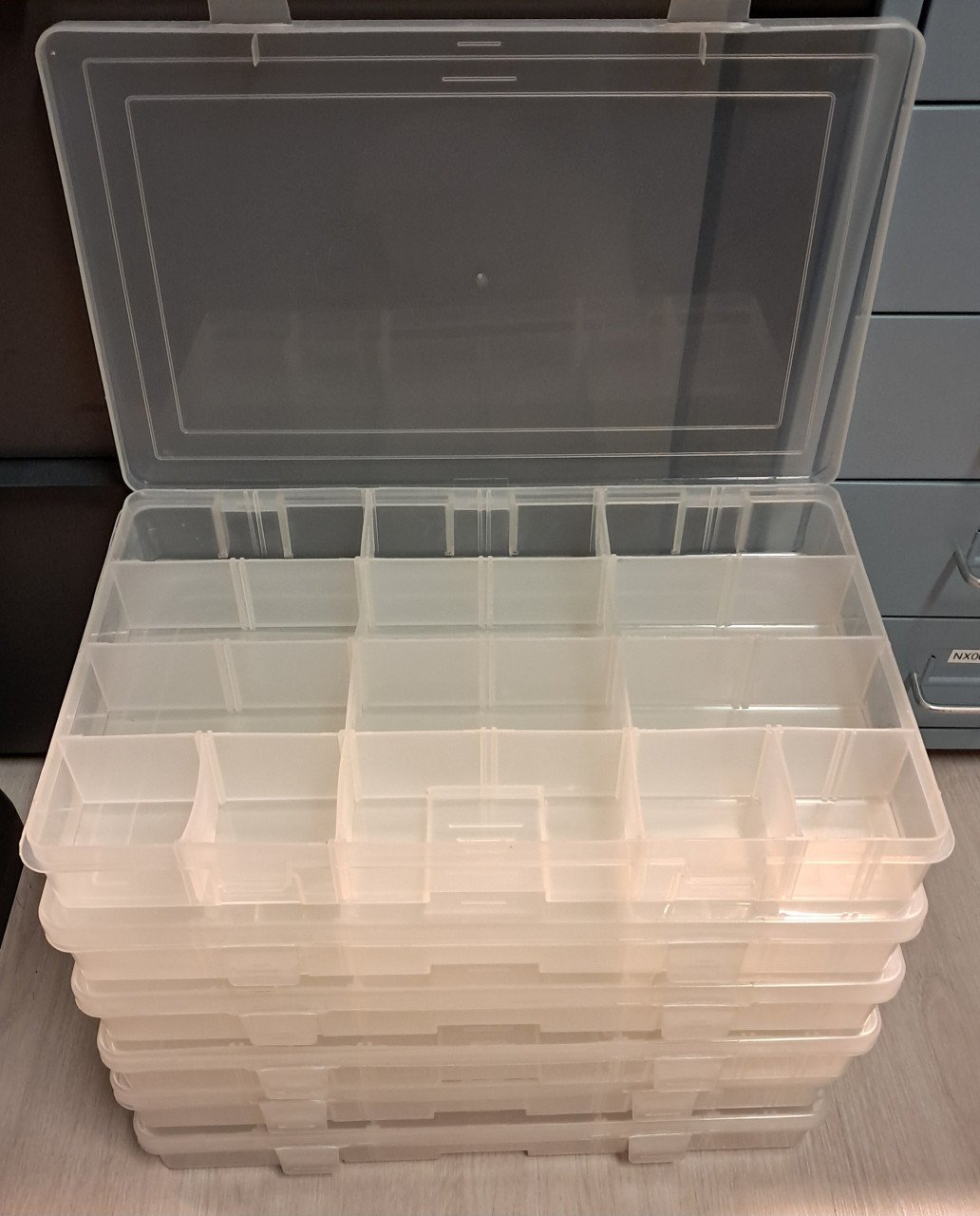 6x KETER sorteer koffer