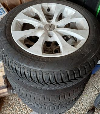 4 wielen met winterbanden